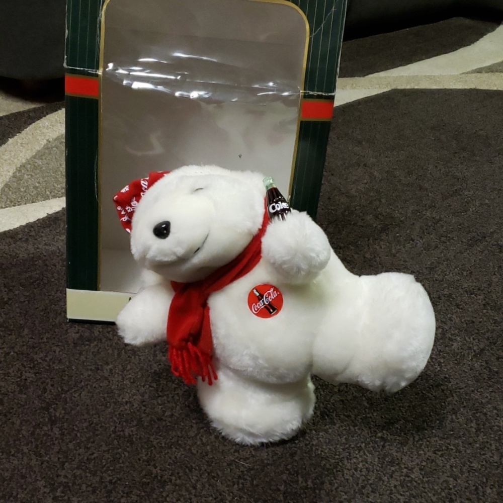 🎅Coca Cola spinning bear